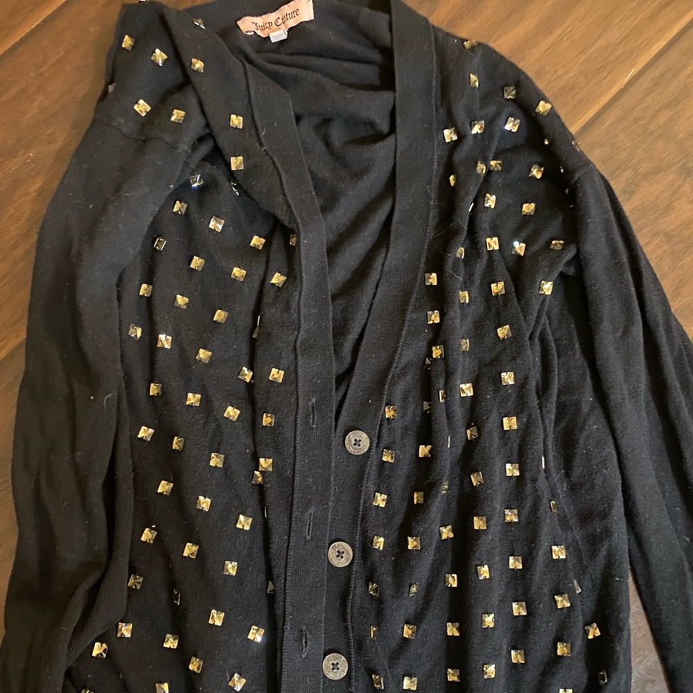 Juicy couture studded sweater- worn